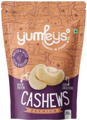 Yumleys Premium Roasted and Mildly Salted Crunchy Immunity Boosting Nuts Kaju/ Cashews(250 g)