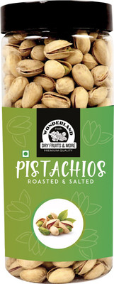 WONDERLAND Foods Roasted and Salted Jumbo Size Pistachios(1 x 500 g)