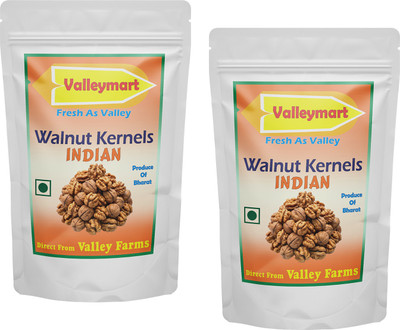 Valleymart Indian Walnut Kernels, Fresh Crop Quality, Direct from Valley Farms, Fresh Walnuts(2 x 0.5 kg)