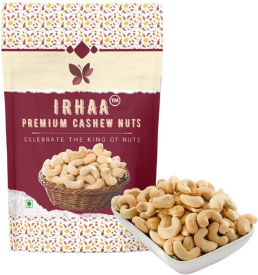 IRHAA Premium W400 Cashew Nuts | Budget-Friendly Kaju | Healthy Dry Fruits | 500g Cashews(1 x 500 g)