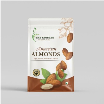 THE EDIBLES California Almonds Badam American Almonds Dry Fruit Healthy Badam Almonds(250 g)