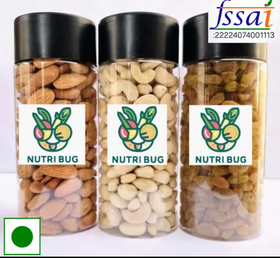 Nutri bug Premium quality combo Assorted Seeds & Nuts(3 x 100 g)