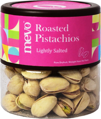 Mevo Roasted Pistachios Lightly Salted | Protein-Rich, Oil-Free, Gluten-Free Pistachios(1 x 100 g)