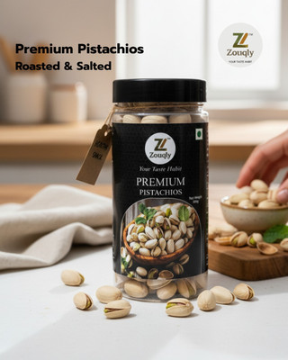 Zouqly Premium Pistachios (Roasted & Salted) Pistachios(1 x 200 g)