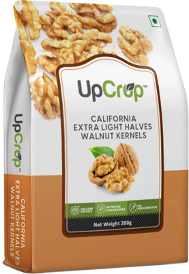 UPCROP California Extra-Light Halves Walnuts Kernels 200gm, Dry Fruits Walnuts (200 G) For Rs. 149 @ 75 %