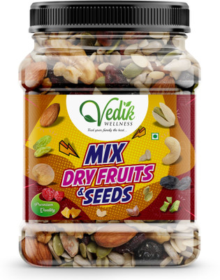Vedik Welness Healthy Mix Seeds and Dry Fruits Nutmix Assorted Nuts, Assorted Seeds & Nuts(1 kg)