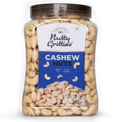 Nutty Gritties Natural & Premium Cashew Nuts W240 Cashews(1 kg)
