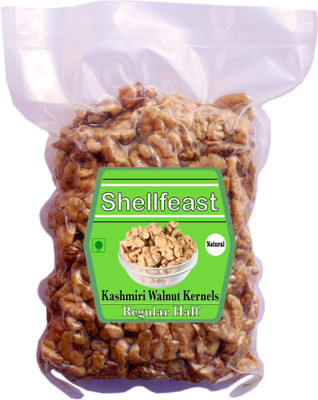 Shellfeast Walnut Kernels Regular Half Halves, Akhrot Giri Magaz , Walnuts Without Shell Walnuts(1 x 500 g)