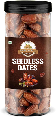 Nutty N Natural Khajoor -800g Dates(1 x 800 g)
