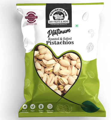 Wonderland Foods Roasted & Salted California Pistachios(1 x 400 g)