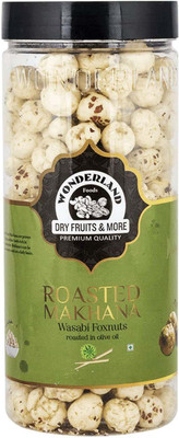 WONDERLAND Makhana Premium Wasabi Foxnuts Assorted Nuts(1 x 100 g)