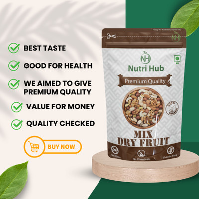 Nutri Hub Mix Dry Fruits/ Healthy Dry Fruits Assorted Nuts(1 x 200 g)