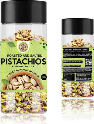 ZCAL NUTRITION.COM Crunchy Roasted Salted Pistachios - Nutrient-Rich & Delicious Pistachios(1 x 250 g)
