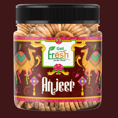 Get Fresh Afghan Anjeer | Tasty and Juicy Dried Figs | Suitable for All Age Groups Figs(1 x 1000 g)
