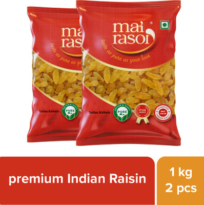 MAI RASOI Raisins/kishmish 2 kg Raisins(2 x 1 kg)
