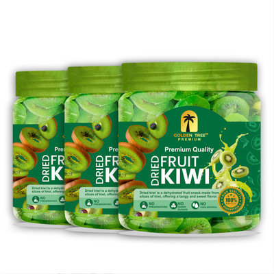 Golden Tree Dry Kiwi Slices, Naturally Sweetened, Healthy & Delicious Dried Fruit Kiwi(3 x 250 g)