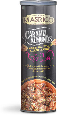 masrico Caramel flavoured Almonds 100g Almonds(1 x 100 g)