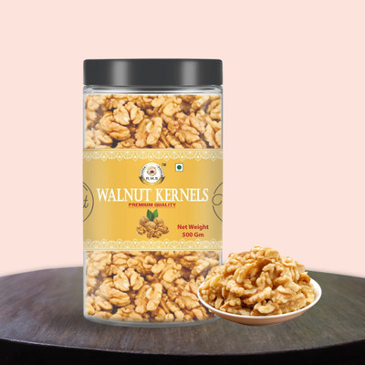 RMS Walnut Kernels|Akhrot without Shell|Rich Source of Antioxidants & Healthy Snacks Walnuts(1 x 500 g)