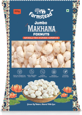 Farmstead Jumbo Phool Makhana Fox Nut(1 x 200 g)