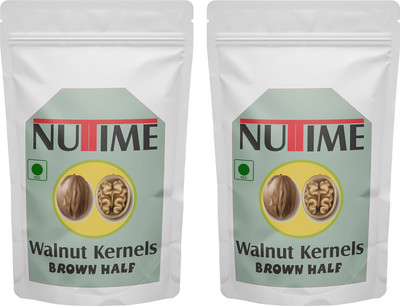 Nutime Walnut Kernels Brown Half ,Walnut Kernels Without Shell Walnuts(1 kg)