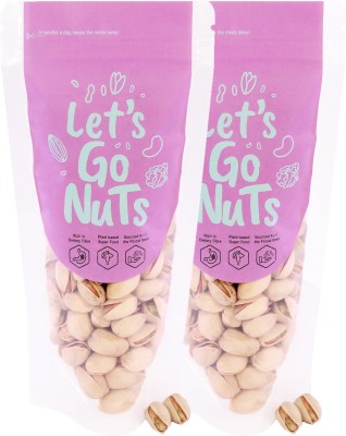 Let's GoNuts Pistachios Roasted & Lightly Salted With Shell 150gx2 Pistachios(2 x 150 g)