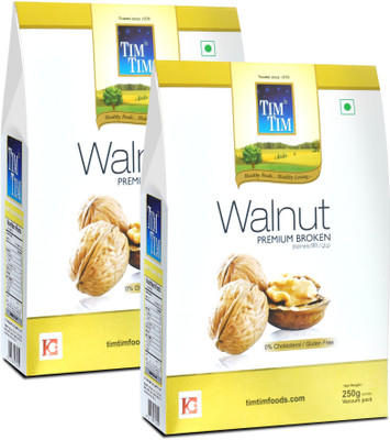 Tim Tim Premium Broken Walnuts Kernels (Pack of ) Each 250g Walnuts(2 x 250 g)