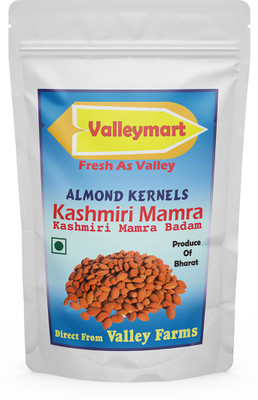 Valleymart Kashmiri Mamra Almond Kernels, Direct from Valley Farms, Bharti Badam Almonds(1 x 500 g)