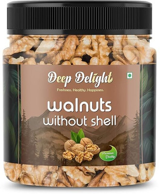 DEEP DELIGHT Walnut Kernels | Akhrot Giri | Rich Omega & Protein | Premium Healthy Snack Walnuts(1 x 100 g)