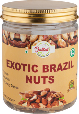 DIETFEST Exotic Brazil Nuts – Selenium-Rich Superfood for Immunity Brazil Nuts(1 x 200 g)