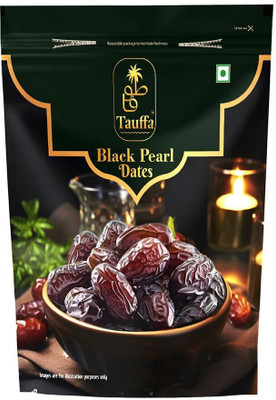 Tauffa Black Pearl Dates – Sweet, Nutrient-Rich, No Sugar Added | Healthy & Fibrous Dates(1 x 500 g)