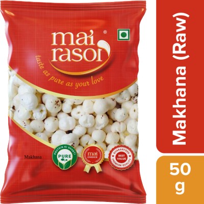 MAI RASOI Makhana ( Raw) 50 gm Fox Nut(50 g)