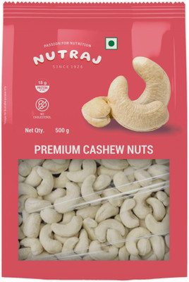 Nutraj Premium Cashew 500g, Kaju 500g, Dry Fruits Cashews(1 x 500 g)