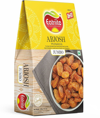 Eatriite Jumbo Abjosh Munakka (Black Grape Raisins) Raisins(1 x 200 g)