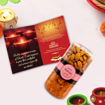 Midiron Special Gift For Diwali Festive Almonds, Raisins(3 x 66.67 g)