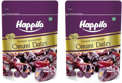 Happilo Premium International Omani Dates | Healthy & Nutritious Snack Dates(2 x 250 g)
