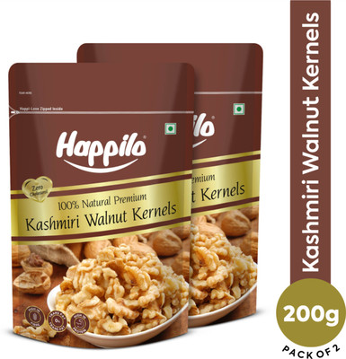 Happilo Premium Natural Kashmiri Kernels Walnuts(2 x 200 g)
