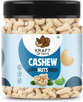 KRAFT OF NUTS Premium Whole Kaju - High Protein Dry Fruit, Fasting Vrat Special Cashews Cashews(1 x 100 g)