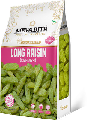 MEVABITE Green Long Kismish 1kg Raisins(1 x 1 kg)