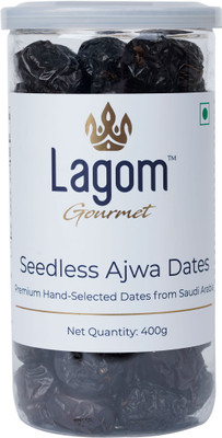 Lagom Gourmet Seedless Ajwa Dates || Dates(1 x 400 g)