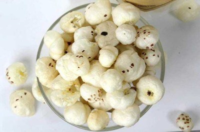 MEWAGHAR High Protein Makhana,Recommended by AK DRY FRUIT Lotus Seeds(Makhana) Fox Nut(250 g)