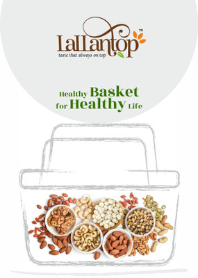 LALLANTOP Makhana gold 250g | Almonds 500g | Kismish 250g Healthy Dry Fruits Combo Pack Fox Nut, Almonds, Raisins(3 x 333.33 g)