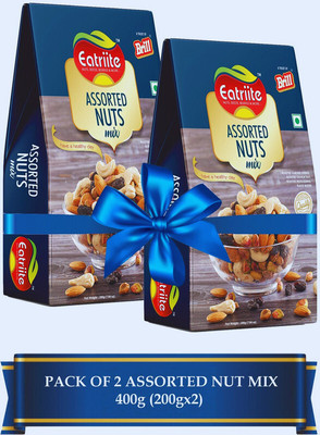 Eatriite Assorted Nuts Mix (Trail Mix) 400g (200gx2) || Assorted Nuts(2 x 200 g)