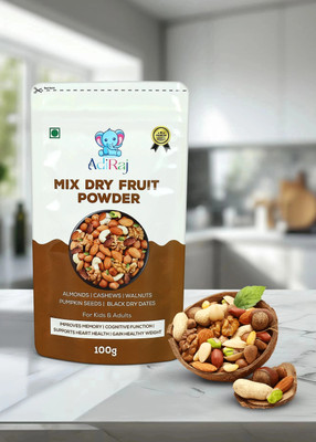 ADIRAJ Mix dry fruits powder Almonds, Cashews, Walnuts, Dates, Assorted Seeds & Nuts(1 x 100 g)