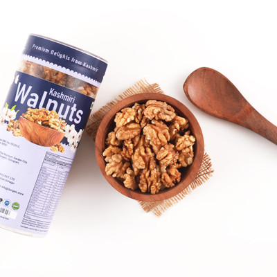 3Angels Walnut Kernels (Akhrot Giri) Crunchy & Fresh | Rich in Omega-3 & Antioxidants Walnuts(1 x 350 g)