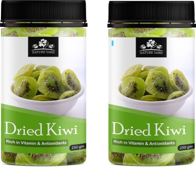 NATURE YARD Dried Kiwi Dry fruits Slices - Dehydrated fruit Kiwi(2 x 250 g)