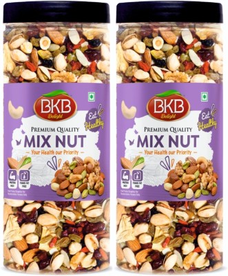 BKB Delight Premium Healthy Nutmix pachmeva|Mixed Dry Fruits 400g Assorted Fruit(2 x 200 g)