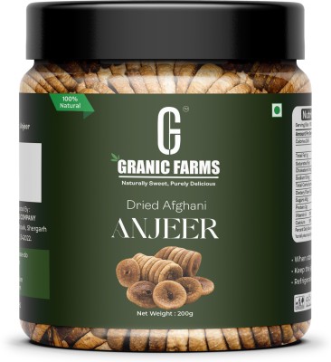 Granic Farms Dried Afghani Anjeer|(PREMIUM FIGS) Figs(200 g)