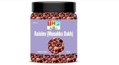 THE HERBS PLANET Afghani Large Munakka / Raisins Grade - King Size [Jar Pack] |Munakka Dry Fruits Raisins(1 x 250 g)