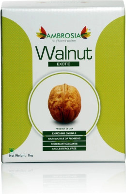 AMBROSIA EXOTIC KASHMIRI WALNUT INSHELL Walnuts(1 x 1000 g)