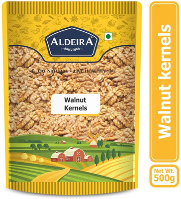 Aldeira Natural Walnut Kernels ( Akhrot Giri ) 500g Pack Walnuts(1 x 500 g)